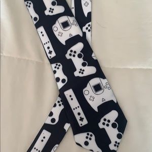 Skinny video game tie